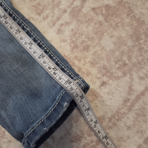 Miss Me Light Blue Skinny Jeans - Picture 4 of 5